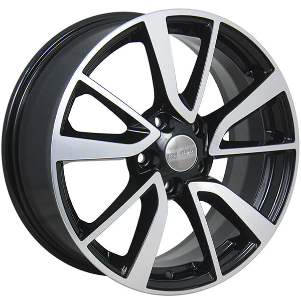 ДЛ 5*112 17*7 D57.1 ET54 К&К Volkswagen Jetta КС699 Алмаз черный