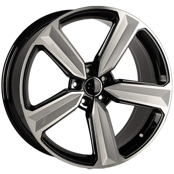 ДЛ 5*112 20*9 D66.5 ET30 Audi 5400 Black Milling