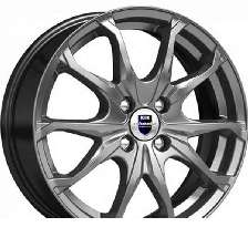 ДЛ 4*100 16*6 D60.1 ET50 Rapid Brent-оригинал Дарк платинум конус