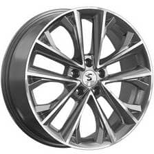 ДЛ 5*114.3 18*7 D64.1 ET40 Скад KP012 Diamond gloss graphite ДЛ 5*114.3 18*7 D64.1 ET40 Скад KP012 Diamond gloss graphite